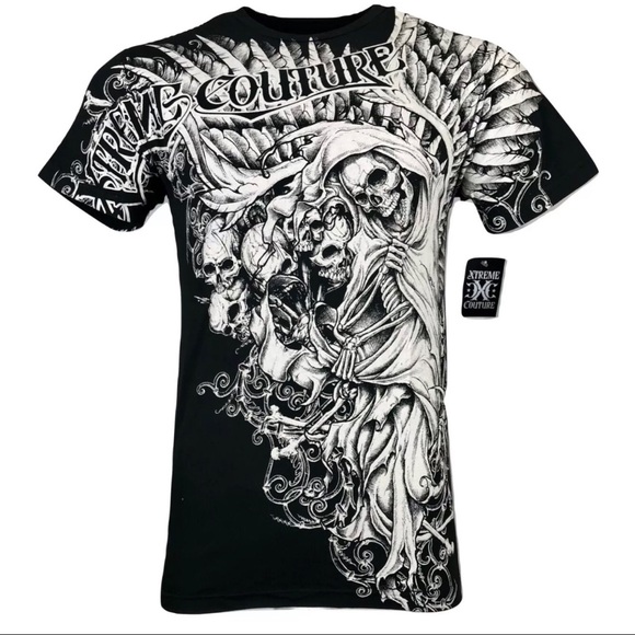 XTREME COUTURE by AFFLICTION Men T-Shirt NEMESIS - Picture 1 of 9